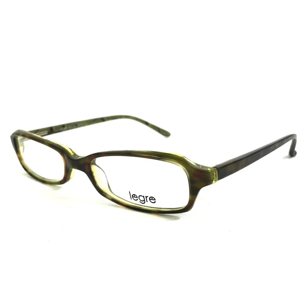 Legre Petite Eyeglasses Frames LE-071 Col.314 Olive Green Tortoise 49-18-140